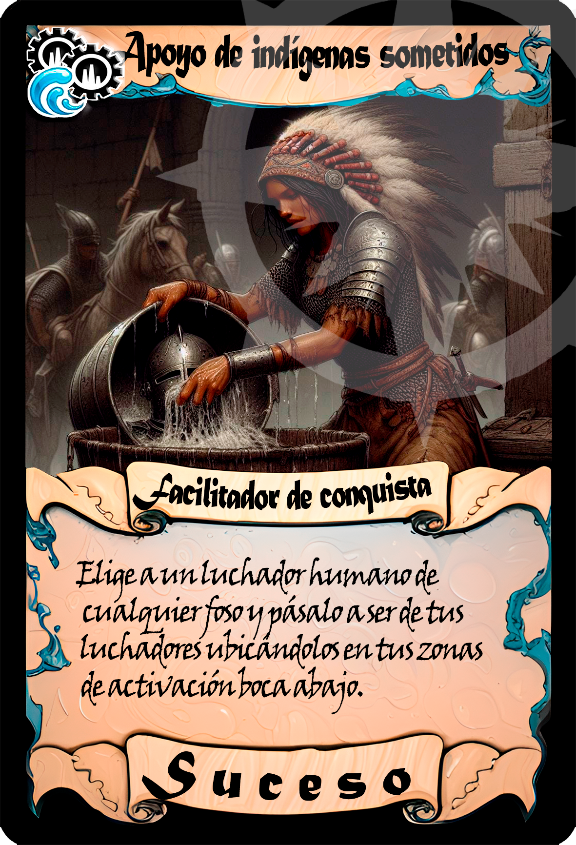 Apoyo de indígenas sometidos