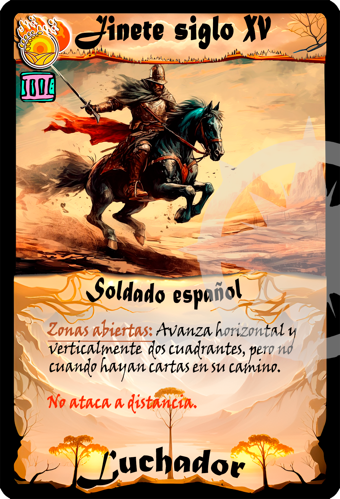 Jinete siglo XV