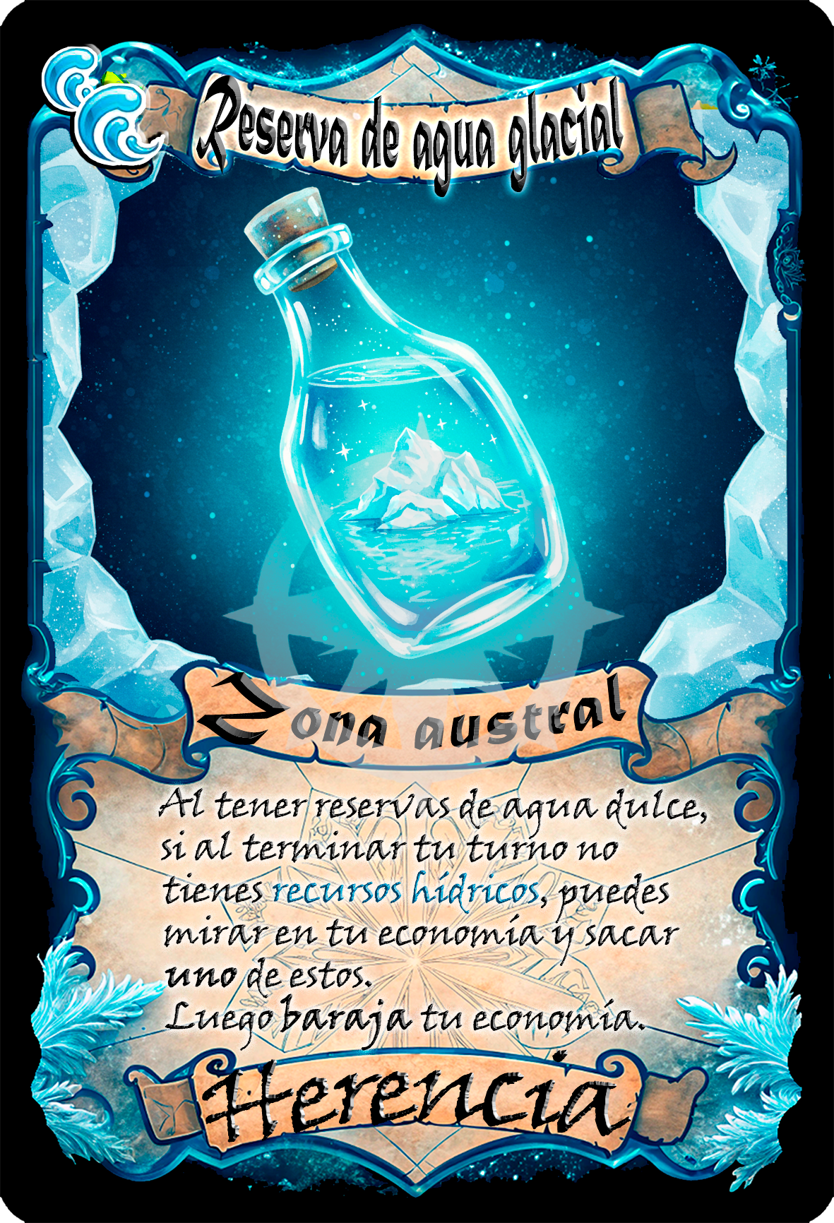 Reserva de agua glacial