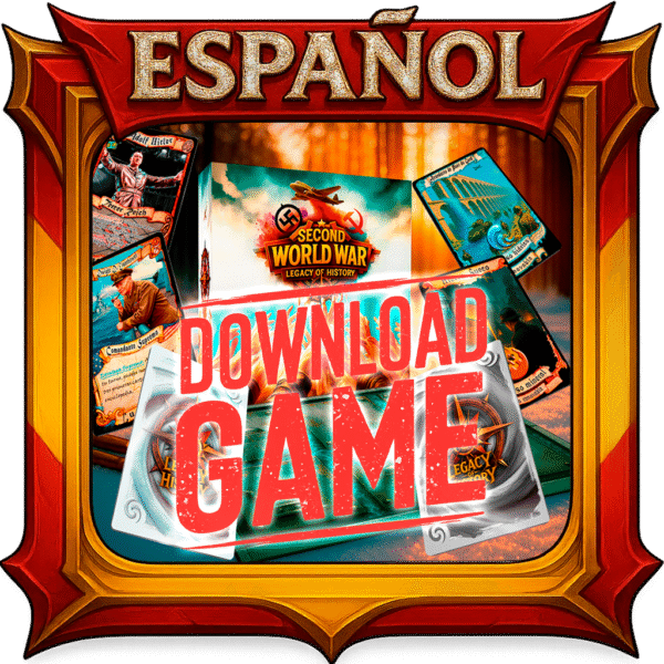 Legacy of history-Juego de cartas-"Segunda guerra mundial" (Descargable e imprimible)